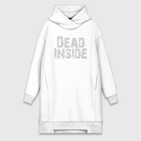 Платье-худи хлопок с принтом Dead inside в Рязани,  |  | dead inside | dont open | гуль | дед инсайт | дединсайт | дэд инсайт | дэдинсайт | интроверт | кен канеки | мертв внутри | мертвый внутри