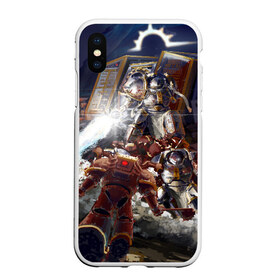 Чехол для iPhone XS Max матовый с принтом WARHAMMER 40K в Рязани, Силикон | Область печати: задняя сторона чехла, без боковых панелей | abaddon | armada | battlefleet gothic | black legion | warhammer 40k | абаддон | чёрный легион