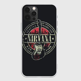 Чехол для iPhone 12 Pro Max с принтом Nirvana в Рязани, Силикон |  | Тематика изображения на принте: bleach | blew | cobain | dave | geffen | hormoaning | in utero | incesticide | krist | kurt | nevermind | nirvana | novoselic | rock | vevo | геффен | курт кобейн | нирвана | рок