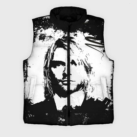 Мужской жилет утепленный 3D с принтом Kurt Cobain в Рязани,  |  | bleach | blew | cobain | dave | geffen | hormoaning | in utero | incesticide | krist | kurt | nevermind | nirvana | novoselic | rock | vevo | геффен | курт кобейн | нирвана | рок