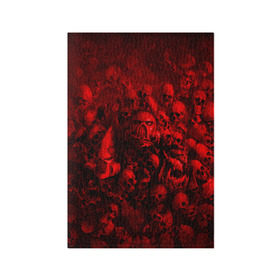 Обложка для паспорта матовая кожа с принтом WARHAMMER 40K в Рязани, натуральная матовая кожа | размер 19,3 х 13,7 см; прозрачные пластиковые крепления | abaddon | armada | battlefleet gothic | black legion | warhammer 40k | абаддон | чёрный легион