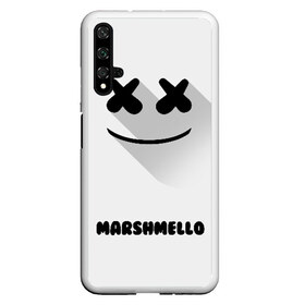 Чехол для Honor 20 с принтом РЮКЗАК MARSHMELLO в Рязани, Силикон | Область печати: задняя сторона чехла, без боковых панелей | marshmello | диджей | клуб | клубная музыка | маршмеллоу | маршмело | маршмэлло | маршмэллоу | маршмэло | музыка | электронная