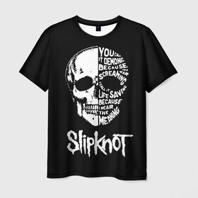 Мужская футболка 3D с принтом Slipknot в Рязани, 100% полиэфир | прямой крой, круглый вырез горловины, длина до линии бедер | slipknot | we are not your kind | альтернативный метал | грув метал | метал | музыка | ню метал | слипнот