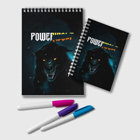 Блокнот с принтом Powerwolf в Рязани, 100% бумага | 48 листов, плотность листов — 60 г/м2, плотность картонной обложки — 250 г/м2. Листы скреплены удобной пружинной спиралью. Цвет линий — светло-серый
 | metal | powerwolf | пауэр метал | хэви метал