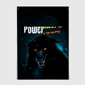 Постер с принтом Powerwolf в Рязани, 100% бумага
 | бумага, плотность 150 мг. Матовая, но за счет высокого коэффициента гладкости имеет небольшой блеск и дает на свету блики, но в отличии от глянцевой бумаги не покрыта лаком | metal | powerwolf | пауэр метал | хэви метал