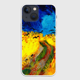 Чехол для iPhone 13 mini с принтом ВАНГОГ НОЧНОЕ ПОЛЕ в Рязани,  |  | art | impressionism | night | painting | planets | sky | stars | style | van gogh | waves | ван гог | вихрь | волны | живопись | звезды | импрессионизм | искусство | краски | небо | ночь | рисунок | стиль