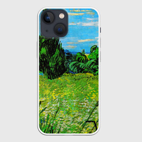 Чехол для iPhone 13 mini с принтом ВАНГОГ в Рязани,  |  | art | impressionism | night | painting | planets | sky | stars | style | van gogh | waves | ван гог | вихрь | волны | живопись | звезды | импрессионизм | искусство | краски | небо | ночь | рисунок | стиль