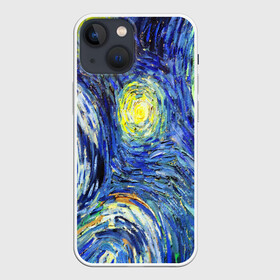 Чехол для iPhone 13 mini с принтом ИМПРЕССИОНИЗМ ВАНГОГ в Рязани,  |  | art | impressionism | night | painting | planets | sky | stars | style | van gogh | waves | ван гог | вихрь | волны | живопись | звезды | импрессионизм | искусство | краски | небо | ночь | рисунок | стиль