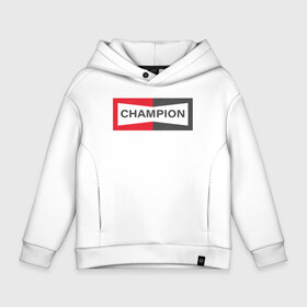 Детское худи Oversize хлопок с принтом Однажды в Голливуде Champion в Рязани, френч-терри — 70% хлопок, 30% полиэстер. Мягкий теплый начес внутри —100% хлопок | боковые карманы, эластичные манжеты и нижняя кромка, капюшон на магнитной кнопке | bradley pitt | hollywood | бред питт | брэд питт | квентин тарантино | однажды в голливуде