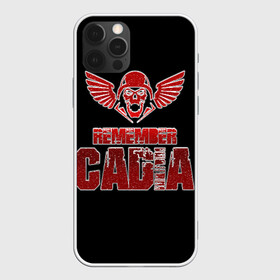 Чехол для iPhone 12 Pro с принтом Remember Cadia - Imperial Guar в Рязани, силикон | область печати: задняя сторона чехла, без боковых панелей | 40000 | 40k | chaos | dawn of war | fantasy | imperium | marines | orks | soulstorm | space | вархаммер | ваха | дов | ересь хоруса | император | империум | орки | примархи | хаос