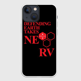 Чехол для iPhone 13 mini с принтом NERV в Рязани,  |  | angel | eva | evangelion | neon genesis evangelion | nerv | аска лэнгли сорью | ева | евангелион | мисато кацураги | рей аянами | синдзи