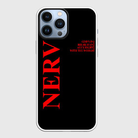 Чехол для iPhone 13 Pro Max с принтом Nerv logo в Рязани,  |  | Тематика изображения на принте: angel | eva | evangelion | neon genesis evangelion | nerv | аска лэнгли сорью | ева | евангелион | мисато кацураги | рей аянами | синдзи