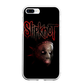 Чехол для iPhone 7Plus/8 Plus матовый с принтом Slipknot Jay в Рязани, Силикон | Область печати: задняя сторона чехла, без боковых панелей | Тематика изображения на принте: band | creepy | drum | drummer | jay | mask | metal | rock | scary | slipknot | слипкнот