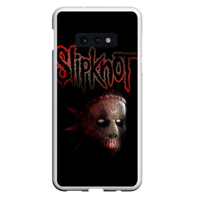 Чехол для Samsung S10E с принтом Slipknot Jay в Рязани, Силикон | Область печати: задняя сторона чехла, без боковых панелей | Тематика изображения на принте: band | creepy | drum | drummer | jay | mask | metal | rock | scary | slipknot | слипкнот