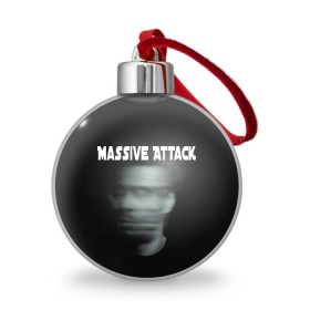 Ёлочный шар с принтом Massive Attack в Рязани, Пластик | Диаметр: 77 мм | грант маршалл | роберт дель ная | трип хоп