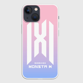 Чехол для iPhone 13 mini с принтом Monsta X в Рязани,  |  | Тематика изображения на принте: hyungwon | i.m | jooheon | k pop | kihyun | kpop | minhyuk | monbebe | monsta x | shownu | wonho | к поп | монста икс