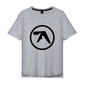 Мужская футболка хлопок Oversize с принтом Aphex Twin в Рязани, 100% хлопок | свободный крой, круглый ворот, “спинка” длиннее передней части | intelligent dance music | драм энд бэйс | ричард дэвид джеймс | техно | эйсид | эмбиент