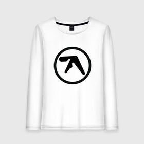 Женский лонгслив хлопок с принтом Aphex Twin в Рязани, 100% хлопок |  | intelligent dance music | драм энд бэйс | ричард дэвид джеймс | техно | эйсид | эмбиент