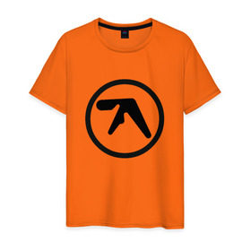 Мужская футболка хлопок с принтом Aphex Twin в Рязани, 100% хлопок | прямой крой, круглый вырез горловины, длина до линии бедер, слегка спущенное плечо. | intelligent dance music | драм энд бэйс | ричард дэвид джеймс | техно | эйсид | эмбиент