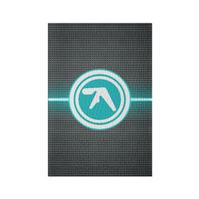 Обложка для паспорта матовая кожа с принтом Aphex Twin в Рязани, натуральная матовая кожа | размер 19,3 х 13,7 см; прозрачные пластиковые крепления | intelligent dance music | драм энд бэйс | ричард дэвид джеймс | техно | эйсид | эмбиент