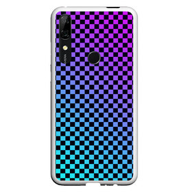 Чехол для Honor P Smart Z с принтом Checkerboard gradient в Рязани, Силикон | Область печати: задняя сторона чехла, без боковых панелей | Тематика изображения на принте: checkerboard | gradient | бойчик | градиент | клетка. ячейка | орнамент | френдзона | шахматная. доска | шашечки