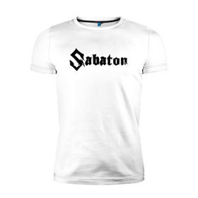 Мужская футболка хлопок Slim с принтом Sabaton в Рязани, 92% хлопок, 8% лайкра | приталенный силуэт, круглый вырез ворота, длина до линии бедра, короткий рукав | battle metal | primo victoria | sabaton | the art of war | the great war | группа | йоаким броден | латный ботинок | метал | пауэр | рыцарские доспехи | сабатон | собатон | хэви