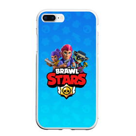 Чехол для iPhone 7Plus/8 Plus матовый с принтом BRAWL STARS в Рязани, Силикон | Область печати: задняя сторона чехла, без боковых панелей | brawl stars | bull | colt | leon | stars | берли | бо | брок | ворон | джесси | динамайк | дэррил | кольт | леон | мортис | нита | пайпер | пенни | поко | пэм | рикошет | спайк | тара | фрэнк | шелли | эль примо