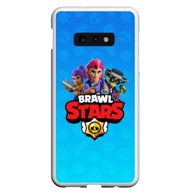 Чехол для Samsung S10E с принтом BRAWL STARS в Рязани, Силикон | Область печати: задняя сторона чехла, без боковых панелей | brawl stars | bull | colt | leon | stars | берли | бо | брок | ворон | джесси | динамайк | дэррил | кольт | леон | мортис | нита | пайпер | пенни | поко | пэм | рикошет | спайк | тара | фрэнк | шелли | эль примо