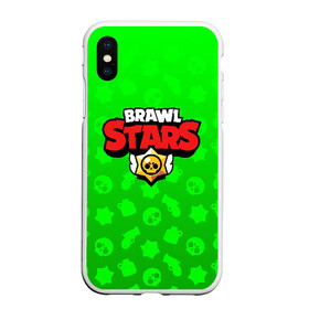 Чехол для iPhone XS Max матовый с принтом BRAWL STARS LEON в Рязани, Силикон | Область печати: задняя сторона чехла, без боковых панелей | brawl stars | bull | colt | leon | stars | берли | бо | брок | ворон | джесси | динамайк | дэррил | кольт | леон | мортис | нита | пайпер | пенни | поко | пэм | рикошет | спайк | тара | фрэнк | шелли | эль примо