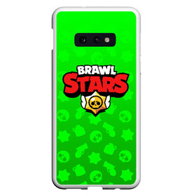 Чехол для Samsung S10E с принтом BRAWL STARS LEON в Рязани, Силикон | Область печати: задняя сторона чехла, без боковых панелей | brawl stars | bull | colt | leon | stars | берли | бо | брок | ворон | джесси | динамайк | дэррил | кольт | леон | мортис | нита | пайпер | пенни | поко | пэм | рикошет | спайк | тара | фрэнк | шелли | эль примо