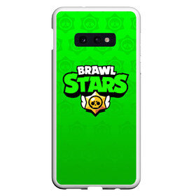 Чехол для Samsung S10E с принтом BRAWL STARS LEON (КАПЮШОН) в Рязани, Силикон | Область печати: задняя сторона чехла, без боковых панелей | brawl stars | bull | colt | leon | stars | берли | бо | брок | ворон | джесси | динамайк | дэррил | кольт | леон | мортис | нита | пайпер | пенни | поко | пэм | рикошет | спайк | тара | фрэнк | шелли | эль примо