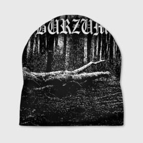 Шапка 3D с принтом Burzum в Рязани, 100% полиэстер | универсальный размер, печать по всей поверхности изделия | burzum | ghotic | варг викернес | мрак | тьма