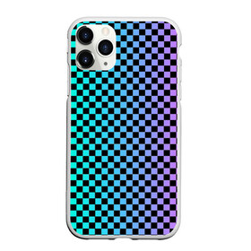 Чехол для iPhone 11 Pro матовый с принтом Checkerboard Color в Рязани, Силикон |  | checkerboard | gradient | бойчик | в клетку | в клеточку | градиент | клетка | музыка | орнамент | френдзона | шахматная доска | шашки