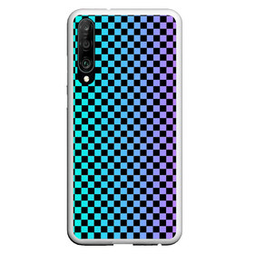 Чехол для Honor P30 с принтом Checkerboard Color в Рязани, Силикон | Область печати: задняя сторона чехла, без боковых панелей | checkerboard | gradient | бойчик | в клетку | в клеточку | градиент | клетка | музыка | орнамент | френдзона | шахматная доска | шашки