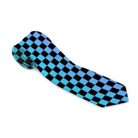 Галстук 3D с принтом Checkerboard Color в Рязани, 100% полиэстер | Длина 148 см; Плотность 150-180 г/м2 | Тематика изображения на принте: checkerboard | gradient | бойчик | в клетку | в клеточку | градиент | клетка | музыка | орнамент | френдзона | шахматная доска | шашки