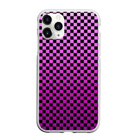 Чехол для iPhone 11 Pro Max матовый с принтом Checkerboard Color в Рязани, Силикон |  | checkerboard | gradient | бойчик | в клетку | в клеточку | градиент | клетка | музыка | орнамент | френдзона | шахматная доска | шашки