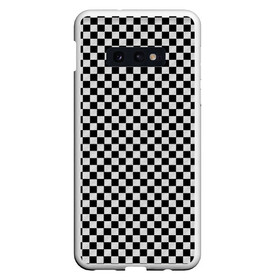 Чехол для Samsung S10E с принтом Checkerboard Color в Рязани, Силикон | Область печати: задняя сторона чехла, без боковых панелей | checkerboard | gradient | бойчик | в клетку | в клеточку | градиент | клетка | музыка | орнамент | френдзона | шахматная доска | шашки