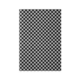 Обложка для паспорта матовая кожа с принтом Checkerboard Color  в Рязани, натуральная матовая кожа | размер 19,3 х 13,7 см; прозрачные пластиковые крепления | checkerboard | gradient | бойчик | в клетку | в клеточку | градиент | клетка | музыка | орнамент | френдзона | шахматная доска | шашки