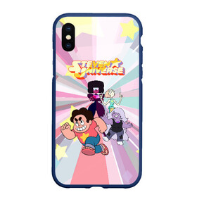 Чехол для iPhone XS Max матовый с принтом Steven Universe в Рязани, Силикон | Область печати: задняя сторона чехла, без боковых панелей | steven universe | аметист | вселенная стивена | гранат | жемчуг | конни махесваран | кристальные самоцветы | лазурит | ляпис лазурит | перидот | самоцветы | стивен кварц юнивёрс