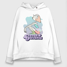 Женское худи Oversize хлопок с принтом Steven Universe в Рязани, френч-терри — 70% хлопок, 30% полиэстер. Мягкий теплый начес внутри —100% хлопок | боковые карманы, эластичные манжеты и нижняя кромка, капюшон на магнитной кнопке | steven universe | аметист | вселенная стивена | гранат | жемчуг | конни махесваран | кристальные самоцветы | лазурит | ляпис лазурит | перидот | самоцветы | стивен кварц юнивёрс