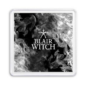 Магнит 55*55 с принтом BLAIR WITCH в Рязани, Пластик | Размер: 65*65 мм; Размер печати: 55*55 мм | blair witch | blair witch 2019 | blair witch игра | blairs witch | блэр | ведьмы | ведьмы из блэр