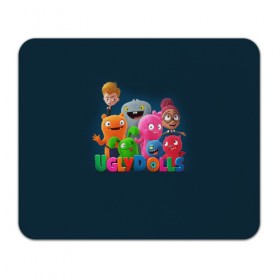 Коврик для мышки прямоугольный с принтом UglyDolls. Куклы с характером в Рязани, натуральный каучук | размер 230 х 185 мм; запечатка лицевой стороны | and sebaster dog | babo | lucky beth | moxie | ox | wedge | бабо | вэйдж | зубастер дог | игрушки | келли эсбёри | мокси | окс | плюшевые | роберт родригес | счастливчик бэт