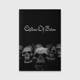 Обложка для паспорта матовая кожа с принтом Children of Bodom в Рязани, натуральная матовая кожа | размер 19,3 х 13,7 см; прозрачные пластиковые крепления | Тематика изображения на принте: bodom | children | death | melodic | metal | алекси лайхо | дети бодома | мелодик дэт метал | метал