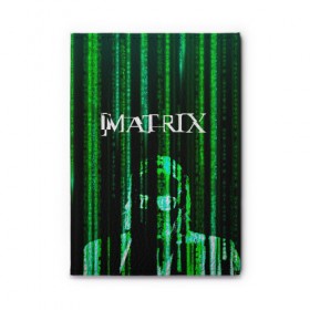 Обложка для автодокументов с принтом Matrix в Рязани, натуральная кожа |  размер 19,9*13 см; внутри 4 больших “конверта” для документов и один маленький отдел — туда идеально встанут права | keanu | matrix | reeves | the matrix | киану | матрица | морфиус | ривз