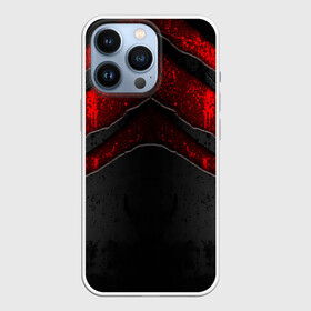 Чехол для iPhone 13 Pro с принтом Black  Red Metal в Рязани,  |  | metal | texture | абстракция | камень | лава | метал | текстура | черная
