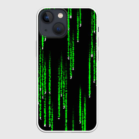 Чехол для iPhone 13 mini с принтом МАТРИЦА в Рязани,  |  | agent smith | hugo weaving | keanu reeves | the matrix | киану ривз | код | матрица | матрица 4 | нео | цифры
