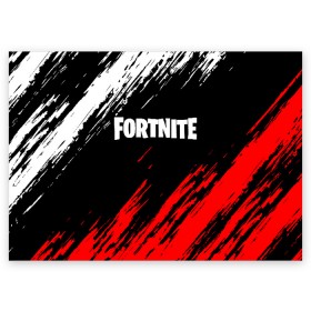 Поздравительная открытка с принтом FORTNITE в Рязани, 100% бумага | плотность бумаги 280 г/м2, матовая, на обратной стороне линовка и место для марки
 | fortnite | fortnite 2 | fortnite x маршмелло | ikonik | marshmello | ninja | ninja streamer | иконик | ниндзя | фортнайт | фортнайт 2 | фортнайт глава 2