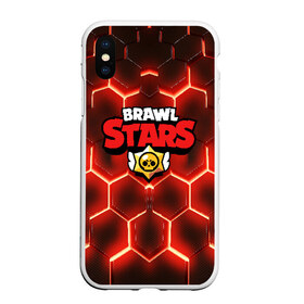 Чехол для iPhone XS Max матовый с принтом BRAWL STARS в Рязани, Силикон | Область печати: задняя сторона чехла, без боковых панелей | brawl stars | bull | colt | leon | stars | берли | бо | брок | ворон | джесси | динамайк | дэррил | кольт | леон | мортис | нита | пайпер | пенни | поко | пэм | рикошет | спайк | тара | фрэнк | шелли | эль примо