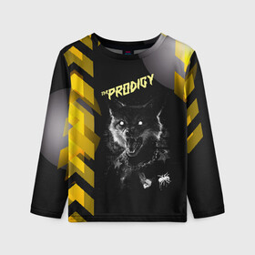 Детский лонгслив 3D с принтом the prodigy (лис) в Рязани, 100% полиэстер | длинные рукава, круглый вырез горловины, полуприлегающий силуэт
 | the prodigy