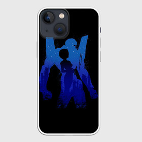 Чехол для iPhone 13 mini с принтом Боевой робот Евангелион синий в Рязани,  |  | angel | eva | evangelion | neon genesis evangelion | nerv | аска лэнгли сорью | ева | евангелион | мисато кацураги | рей аянами | синдзи